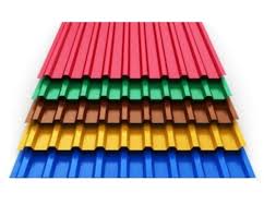 10 Ft Kamdhenu Metal Roofing Sheet, Thickness: 0.45 mm