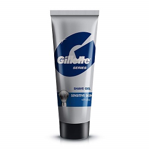 GILLETTE SENSITIVE SKIN SHAVE GEL CW TUBE 60 GMS 1185