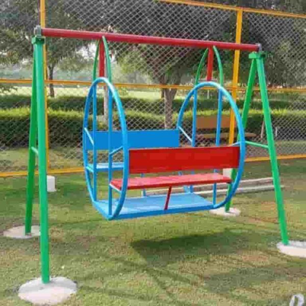 Heavy-Duty Multi-User Glider Swing – Double Bench Garden Swing