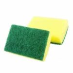 ANKIT SCRUB SPONGE SIZE 75 X 100 X 25 MM WITH SOAP DISH 5017