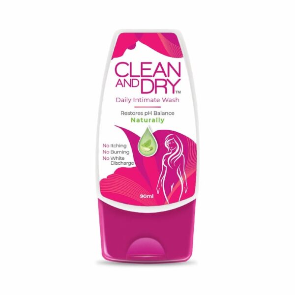 CLEAN AND DRY DAILY INTIMATE WASH 90ML 1427