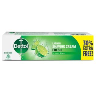 DETTOL LATHER SHAVING CREAM FRESH CITRUS PINE 60 GMS 1141