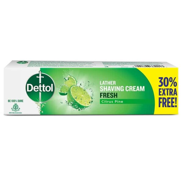 DETTOL LATHER SHAVING CREAM FRESH CITRUS PINE 60 GMS 1141
