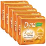 Dyna Naturals Sandal With Turmeric Protects & Glowing Skin Sandalwood & Turmeric Extracts 100x4 8802