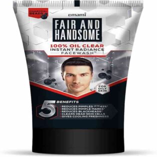 EMAMI FAIR AND HANDSOME 100% OIL CLEAR INSTANT RADIANCE FACE WASH 100 GMS 3434