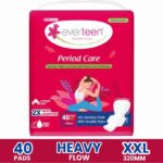 Everteen Sanitary Napkin Pads XXL 40 Pads Pack with Neem and Safflower Cottony Soft 8579