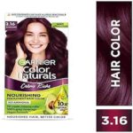 GARNIER COLOR NATURALS CREME RICHE SHADE NO. 3.16 (BURGUNDY) 70 ML + 60G 9734