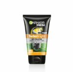 GARNIER MEN TURBO BRIGHT ANTI-POLLUTION DOUBLE ACTION FACEWASH 50 GM 2684