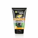 GARNIER MEN TURBO BRIGHT ANTI-POLLUTION DOUBLE ACTION FACEWASH 50 GM 2684