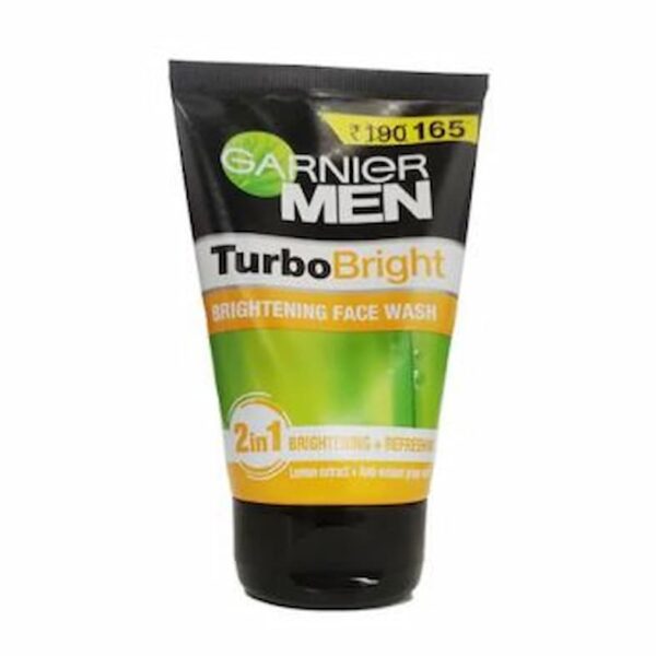 GARNIER MEN TURBO BRIGHT BRIGHTENING FACE WASH 100 GM 2682