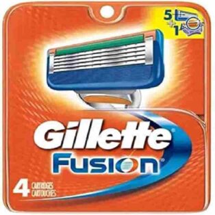 GILLETTE FUSION 5, 4 CARTRIDGES 1029