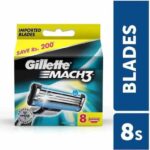 GILLETTE MACH 3 CARTRIDGE 8'S PACK 1070