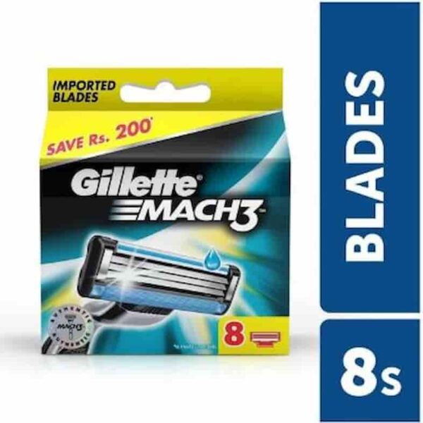 GILLETTE MACH 3 CARTRIDGE 8'S PACK 1070
