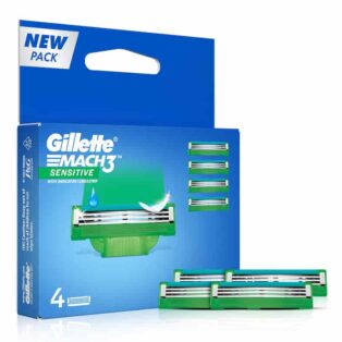 GILLETTE MACH 3 SENSITIVE 4'S CARTRIDGES 1021
