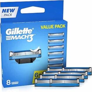 GILLETTE MACH3 TURBO CARTRIDGE 8'S PACK