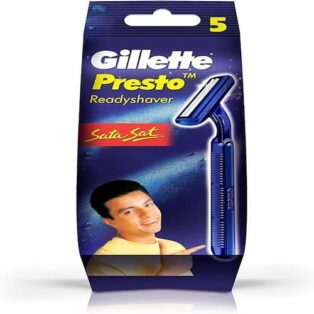 GILLETTE PRESTO READY SHAVER 5'S PACK
