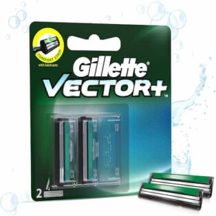 GILLETTE VECTOR PLUS TWIN BLADE 2'S PACK 1019