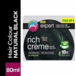 GODREJ EXPERT CRÈME HAIR COLOUR NATURAL BLACK 1.00 3117