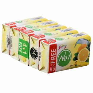 GODREJ NO.1 BRAND LIME & ALOE VERA SOAP 100 GMS (BUY 3 GET 1 FREE) 9124