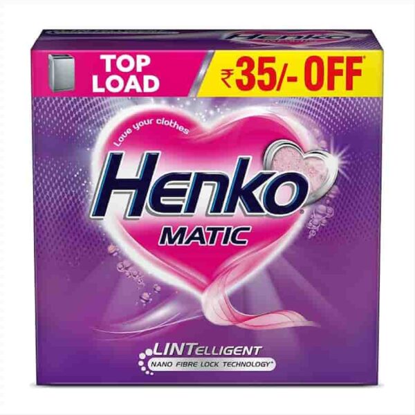 HENKO MATIC LINTELLIGENT TOP LOAD DETERGENT POWDER 1 KG 9370
