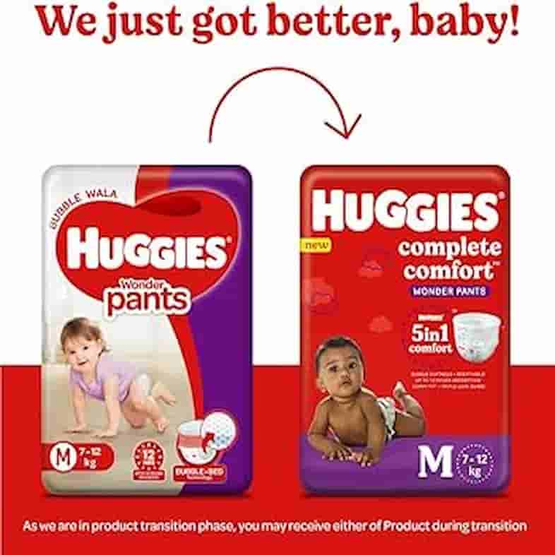 HUGGIES COMPLETE COMFORT WONDER PANTS MEDIUM -76 6005 HUGGIES COMPLETE COMFORT WONDER PANTS MEDIUM -76 6005 - Image 1