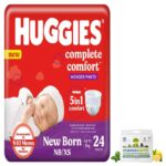 HUGGIES COMPLETE COMFORT WONDER PANTS XS 24 6001