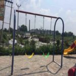 Skybound Dual-Seat Heavy Duty Outdoor Swing Set