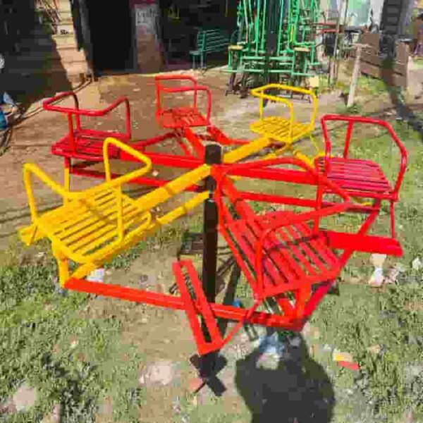 6-Seater Children's Merry-Go-Round Rotating