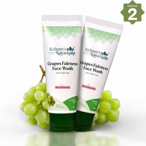 KULSUM'S KAYA KALP HERBALS GRAPES FAIRNESS FACE WASH 100 ML 2458