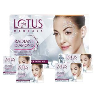 LOTUS HERBALS RADIANT DIAMOND CELLULAR RADIANCE FACIAL KIT, 37 GM 2506