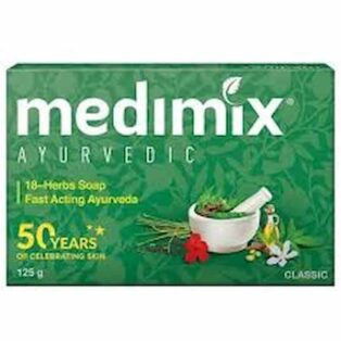 MEDIMIX AYURVEDIC 18 HERBS SOAP 125 GMS 9028
