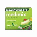 MEDIMIX AYURVEDIC NATURAL GLYCERINE WITH LAKSHADI OIL BATHING BAR 125 GM (PACK OF 3) 9144