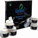 NATURAL BRAND DIAMOND FAIRNESS FACIAL KIT 50 GM (SET OF 5 CLEANSER 10 GM, SCRUB 10 GM, FAIRNESS CREAM 10 GM, GEL 10 GM, FAIRNESS PACK 10 GM 7187