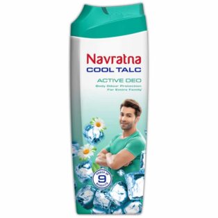 NAVRATNA COOL TALC ACTIVE DEO 100 GMS 9477