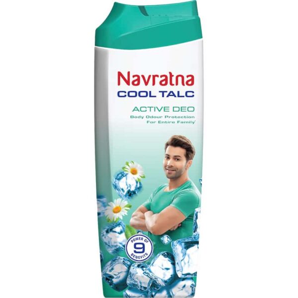 NAVRATNA COOL TALC ACTIVE DEO 400 GMS 9397