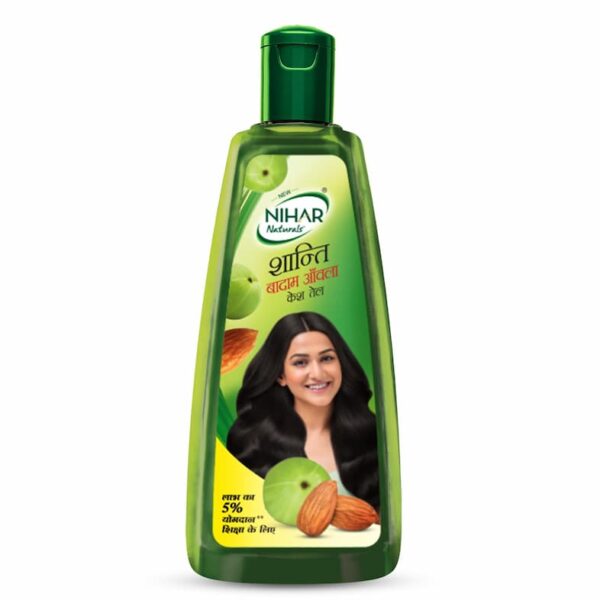 NEW NIHAR NATURALS SHANTI BADAM AMLA HAIR OIL 300 ML 9660