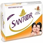 NEW SANTOOR ALMOND SOFT WITH SANDAL & ALMOND MILK SOAP 100 GM 8990