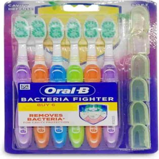 ORAL B CAVITY DEFENSE 123 SOFT TOOTHBRUSH 6S PACK 2204