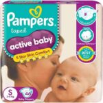PAMPERS ACTIVE BABY DIAPERS S-46 9810