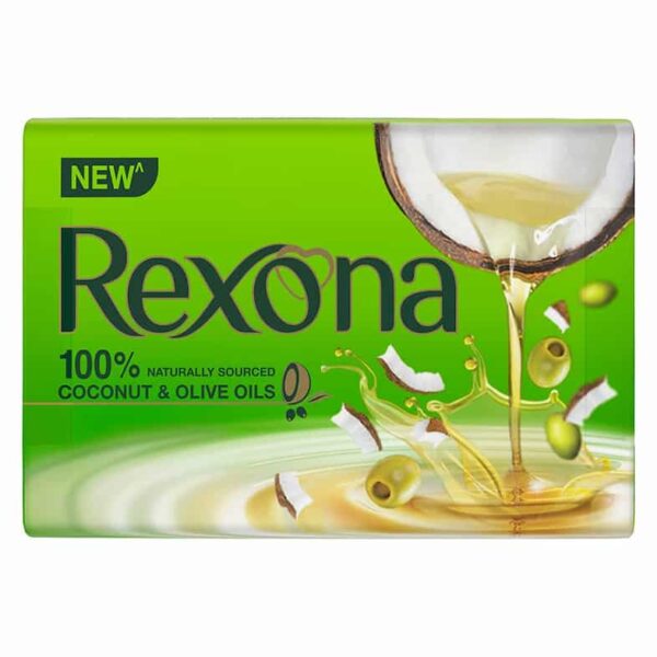 REXONA COCONUT & OLIVE OIL SOAP 100 GMS 9050