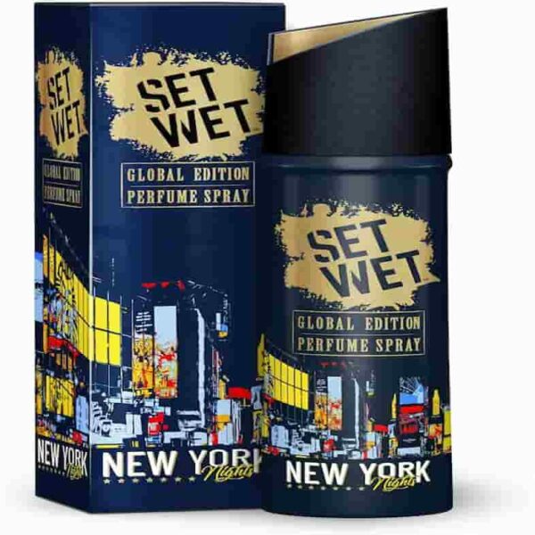 SET WET GLOBAL EDITION PERFUME SPRAY 120 ML (NEW YORK NIGHTS) 8113