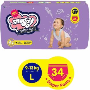 SNUGGY DIAPER PANTS 4L 34 S PACK 7403