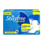 STAYFREE SECURE COTTONY SOFT REGULAR WITH WING 20`S PACK 9774