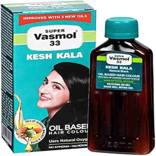 SUPER VASMOL 33 KESH KALA OIL BASED HAIR COLOUR 50 ML 9731