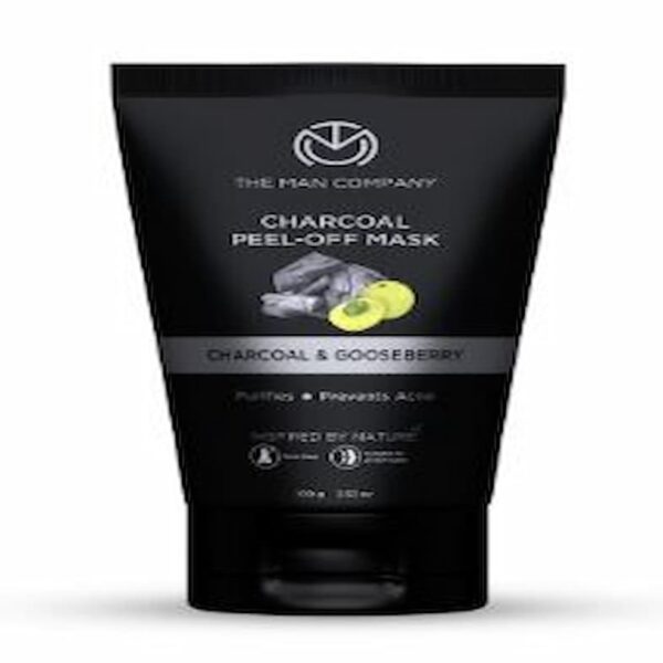 THE MAN COMPANY PEEL-OFF MASK-MORINGA AND GOOSEBERRY CHARCOAL-120GM 2501