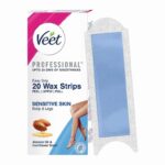 VEET PROFESSIONAL FULL BODY WAX STRIPS SENSITIVE SKIN 20 STRIPS 9984