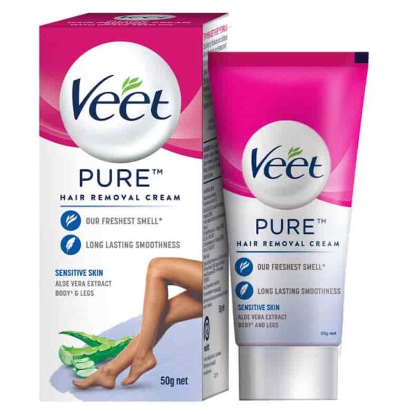 VEET PURE HAIR REMOVAL CREAM SENSITIVE SKIN 50 GMS 7062