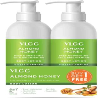 VLCC ALMOND HONEY DEEP NOURISHING & SKIN BRIGHTENING BODY LOTION 350 ML (BUY 1 GET 1) 1356
