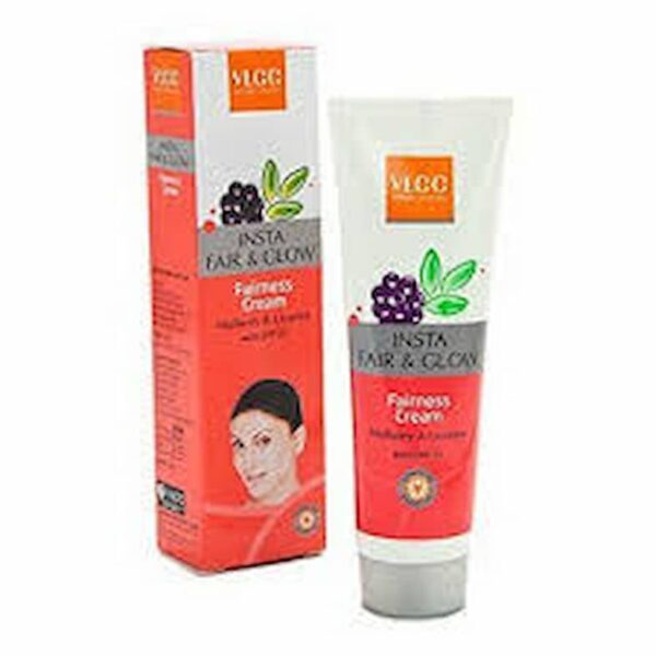 VLCC INSTA FAIR & GLOW FAIRNESS CREAM MULBERRY & LICORICE WITH SPF 15 50 GMS 3103