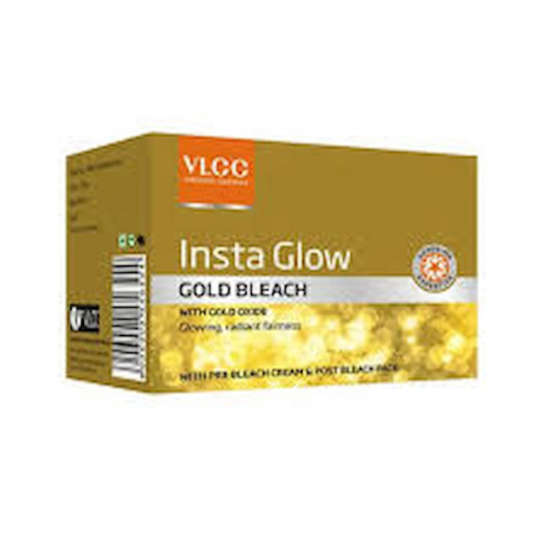 VLCC INSTA GOLD BLEACH WITH GOLD OXIDE GLOWING RADIANT FAIRNESS 30 GM 7502 VLCC INSTA GOLD BLEACH WITH GOLD OXIDE GLOWING RADIANT FAIRNESS 30 GM 7502 - Image 1